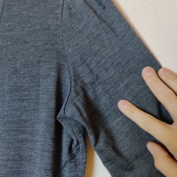 Icebreaker Merino Wool Superfine Lite Bliss Cardigan Small Charcoal Gray *Read - Picture 11 of 16